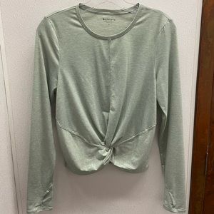 Athleta Long Sleeved Twist Top
